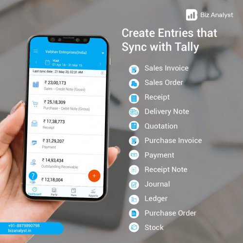 Tally On Mobile App ( Biz Analyst )